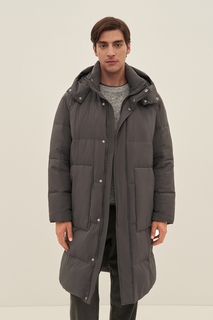 Пальто мужское Finn Flare FAD21010 серое XL