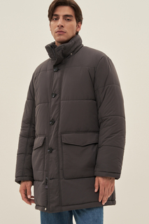 Пальто мужское Finn Flare FAD21041 серое XL