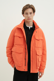 Куртка мужская Finn Flare FAD21005 оранжевая S