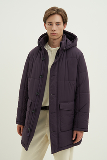 Пальто мужское Finn Flare FAD21041 фиолетовое XL
