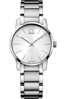 Наручные часы женские Calvin Klein City серебристые