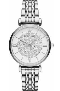 Наручные часы женские Emporio Armani Gianni T-Bar серебристые