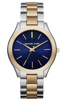 Наручные часы женские Michael Kors Runway золотистые/серебристые
