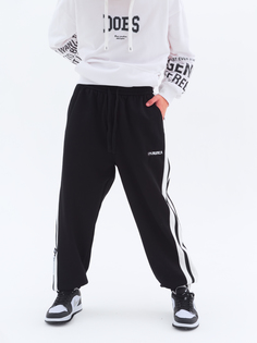 Спортивные брюки мужские KF 69-070 черные 44-46/170