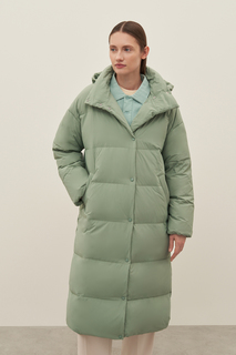 Пуховик-пальто женский Finn Flare FAD11098 зеленый M