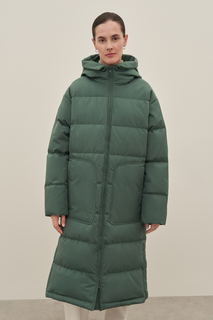 Пальто женское Finn Flare FAB11086 зеленое L