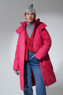 Пальто женское Finn Flare FAD11065 розовое L