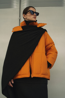 Куртка женская Finn Flare FAD110199 оранжевая XL
