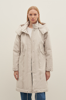 Пальто женское Finn Flare FAD11052 бежевое XL