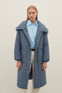 Пальто женское Finn Flare FAD11099 синее XL