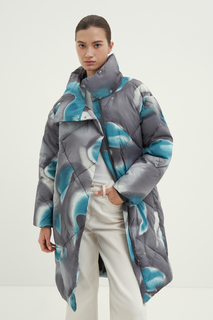 Пуховик-пальто женский Finn Flare FAD11002 разноцветный S