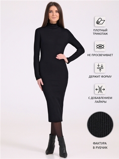 Платье женское Апрель 972жен023Р черное 100/170