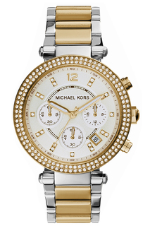 Наручные часы женские Michael Kors Parker золотистые/серебристые