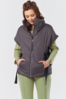 Утепленный жилет женский FLY 338-11 серый 40 RU; 42 RU