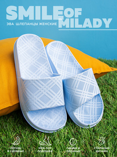 Сланцы женские Smile of Milady 098-904 голубые 40 RU