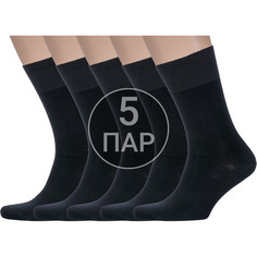 Комплект носков мужских LorenzLine 5-Н2Л черных 25, 5 пар