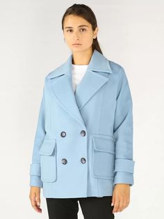 Жакет женский EQmoda SQ70254 голубой 36