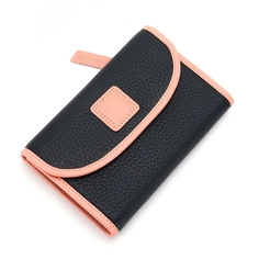 Кошелек женский YIXIAO 1799 черный/розовый