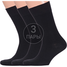 Комплект носков мужских Para Socks 3-M2 черных 27-29, 3 пары