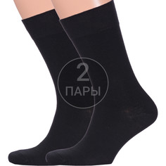 Комплект носков мужских Para Socks 2-M2 черных 27-29, 2 пары