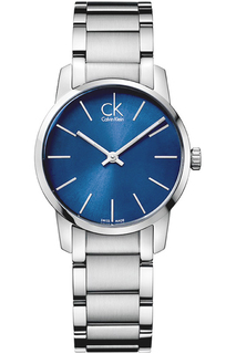 Наручные часы женские Calvin Klein City серебристые