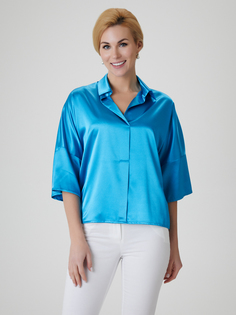 Блуза женская Арт-Деко R-1340 бирюзовая 54 RU