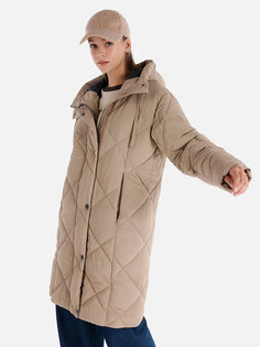 Пальто женское COLINS CL1065791 бежевое M