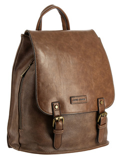 Рюкзак женский David Jones 68343DD темно-коричневый, 31х24х11 см