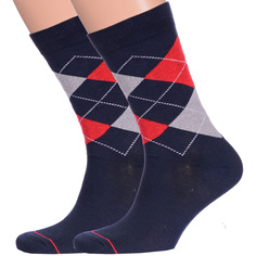 Комплект носков мужских Красная Ветка 2-С-1354 синих 25, 2 шт.