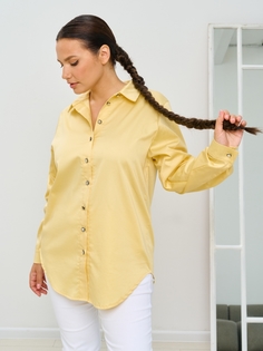 Рубашка женская Maxroses 01-00043919 желтая 54