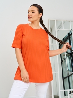 Футболка женская Maxroses 01-00043658 оранжевая 56