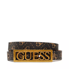 Ремень Guess текстильный, женский, BW7757 VIN20, коричневый-BNL, M