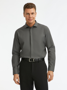 Рубашка мужская oodji 3B110017M-6 серая XL