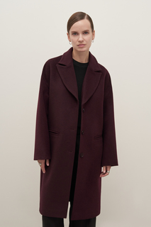 Пальто женское Finn Flare FAC11064 фиолетовое XS