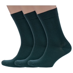 Комплект носков мужских Носкофф 3-АС3 зеленых 23-25