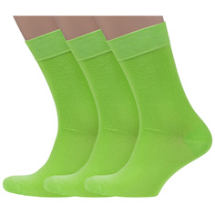 Комплект носков мужских Носкофф 3-АС3 зеленых 25-27