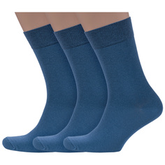 Комплект носков мужских Носкофф 3-АС3 синих 23-25