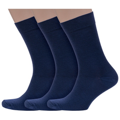 Комплект носков мужских Носкофф 3-АС3 синих 23-25