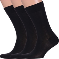 Комплект носков мужских LorenzLine 3-Н16Л черных 25, 3 пары