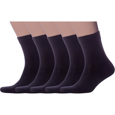 Комплект носков мужских LorenzLine 5-Н17 черных 25, 5 пар