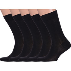 Комплект носков мужских LorenzLine 5-Н16Л черных 29, 5 пар