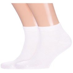 Комплект носков мужских LorenzLine 2-Н19 белых 27, 2 пары