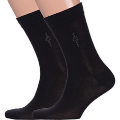 Комплект носков мужских LorenzLine 2-А3 черных 29, 2 пары