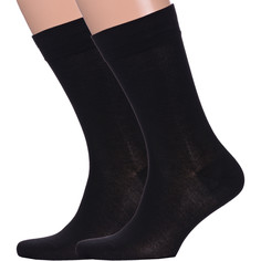 Комплект носков мужских LorenzLine 2-Н16Л черных 25, 2 пары