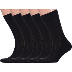 Комплект носков мужских LorenzLine 5-Н2М черных 29, 5 пар