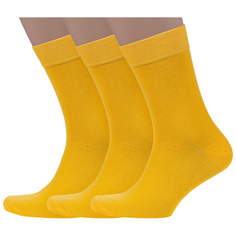 Комплект носков мужских Носкофф 3-АС3 желтых 31