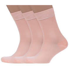 Комплект носков мужских Носкофф 3-АС3 розовых 25-27