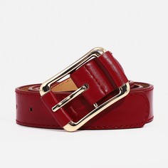 Ремень женский 9720667 бордовый, 110х3 см No Brand