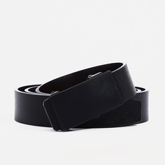Ремень мужской 9716825 чёрный, 120х3,5 см No Brand