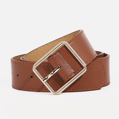 Ремень женский 9720660 оранжевый, 100х4 см No Brand